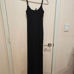 SKIMS Elegant Black Maxi Dress